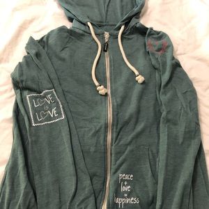 Peace Love World Hoodie